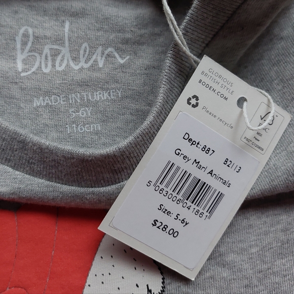 Mini Boden nwt animals tee - Picture 7 of 13